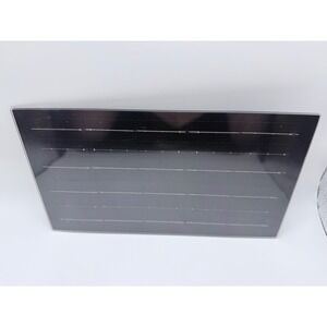 Portable Monocrystalline Solar‎ Panel with DC Barrel Connector Black 7.5W 5V